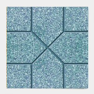  Gạch Terrazzo 400×400 (mm) – VS 40 – 138 – màu xanh