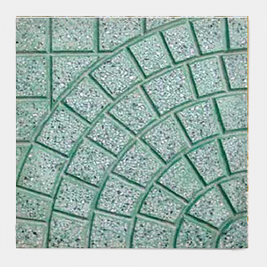 Gạch Terrazzo 400×400 (mm) – VS 40 – 1011 – màu xanh